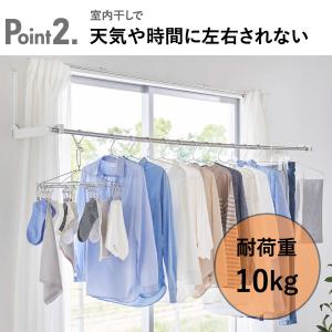 室内物干し 洗濯物干し エアコン部屋干し 折り...の詳細画像4