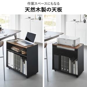 ワゴン デスクワゴン サイドワゴン デスク下収...の詳細画像4