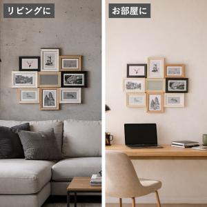 フォトフレーム 写真立て 壁掛け ウェルカムボ...の詳細画像3