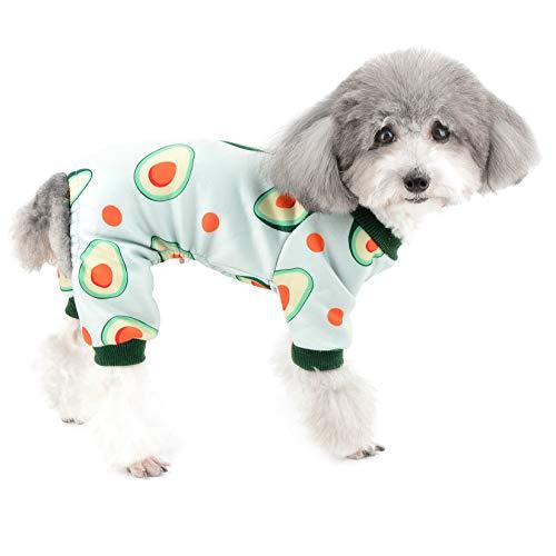 ZUNEA 犬服 秋冬 つなぎ ロンパース 小型犬 パジャマ 綿製 おしゃれ かわいい 秋冬 コート...