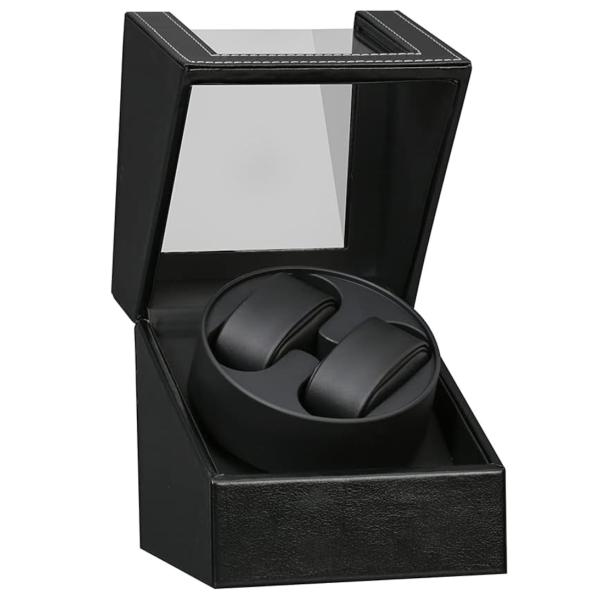 ワインディングマシーン 2本巻き 自動巻きワインディングマシーン ウォッチワインダー 日本製 マブチ...