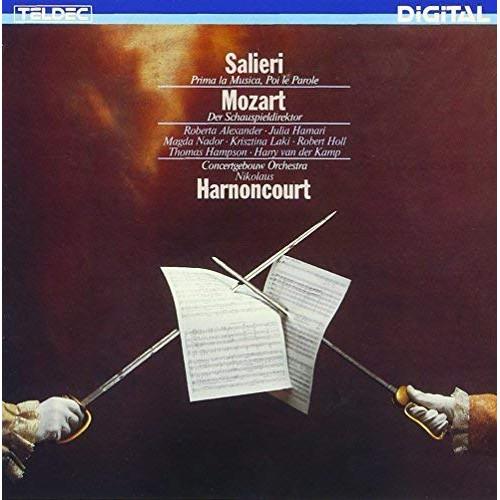 CD/ニコラウス・アーノンクール/サリエリ:まずは音楽、おつぎが言葉 モーツァルト:劇場支配人 (解...