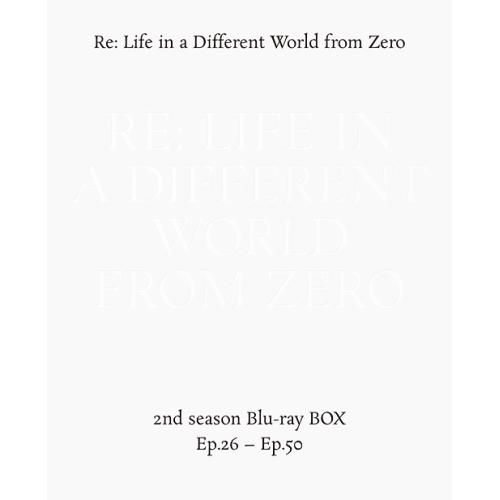 BD/TVアニメ/Re:ゼロから始める異世界生活 2nd season Blu-ray BOX(Bl...