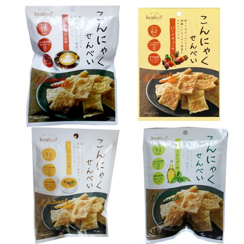 こんにゃくせんべい カルイット 4種×5袋＝20袋 だし・コンソメ・ハーブ・バーベキュー  ダイエッ...