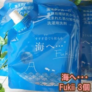 がんこ本舗 海へ Fukii・・・詰替え3kg BOX 液体洗剤 洗浄剤 環境洗剤