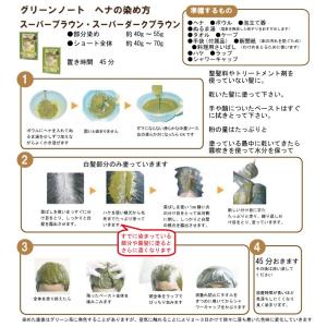 グリーンノート ヘナ ハーバルカラー ライトブ...の詳細画像2