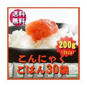 こんにゃく米 こんにゃくごはん 200ｇ×30袋 生こんにゃく