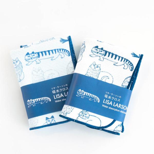 リサラーソン 吸水クロス スケッチねこたち リサ・ラーソン LISALARSON ふきん