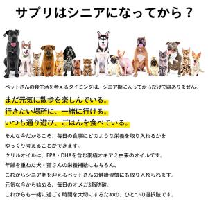 犬 関節 サプリ クリルオイル 30粒 オメガ...の詳細画像3