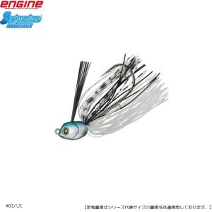 エンジン ラバージグ LOOPS スイミングマスター 5/8oz ハス #03 ルアー