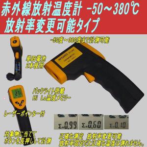 赤外線放射温度計 -50~380℃ 放射率変更可能 0457-1 在庫限り 0457-1