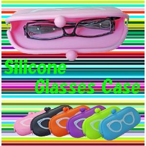 シリコン メガネケース　ガマグチ