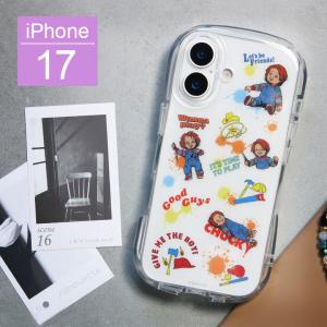 iPhone17 ケース CHUCKY アイフォン17 クリスタルクリアケース 透明