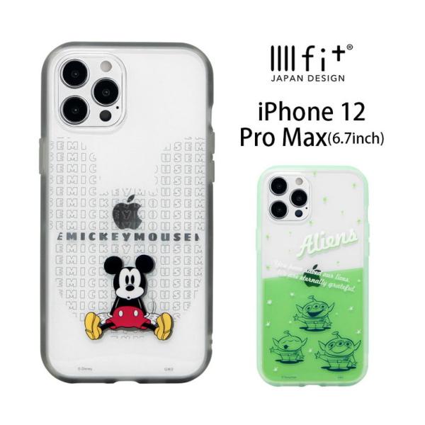 iPhone12 Pro Max ケース ディズニー イーフィット IIIIfit クリア スマホケ...