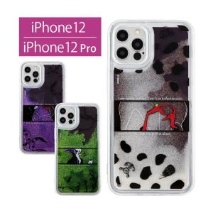 iphone12 ケース iphone12 pro クリア ディズニー ヴィラン グリッターケース ラメ iPhone 12 iPhone 12 pro アイフォン12 アイホン12ケース 透明 キャラクター｜monomode0629