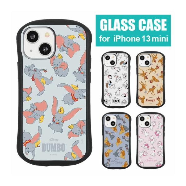iPhone13 mini ケース ディズニー キャラクター ガラス ケース 携帯ケース スマホケー...