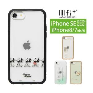 iPhone SE ケース 第３世代 第2世代 ディズニー キャラクター IIIIfit Clear iPhone8 iPhone7 ケース クリア ハイブリッド dng-33｜monomode0629