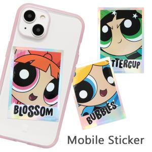 ステッカー モバイルステッカー パワーパフガールズ