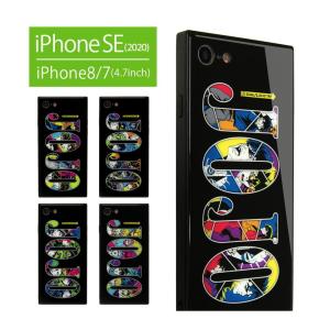 iPhone se ケース 第2世代 ジョジョの奇妙な冒険 iPhone SE2 iPhone8 iPhone7 ガラスケース スクエア アイフォン8 1部 2部 3部 4部 5部 jjk-55｜monomode0629