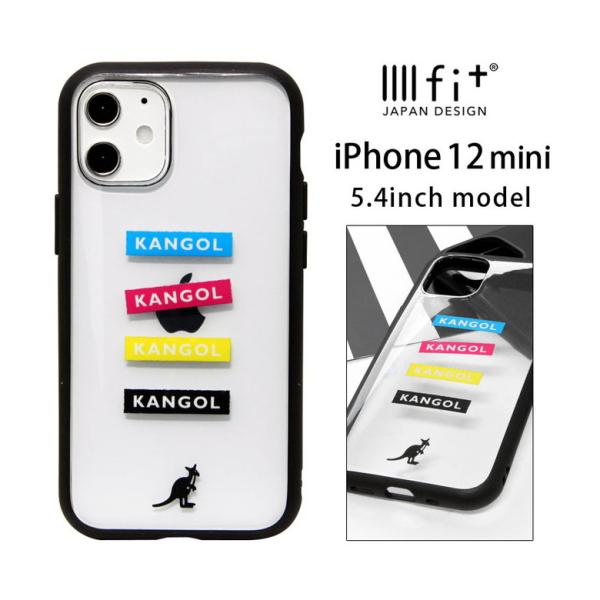 iPhone12 mini ケース カンゴール KANGOL イーフィット IIIIfit クリア ...