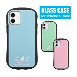 iPhone12 mini ケース ガラス KANGOL 携帯ケース スマホケース iPhone12 mini アイフォン12 mini ケース フィン kgl-22｜monomode0629