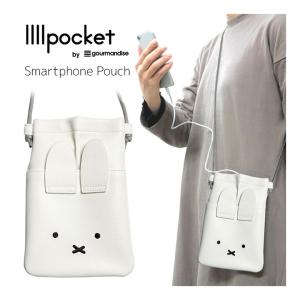 みい ③トートバッグ、スマホポーチ、ポーチ sanrio スマートフォンポーチ ミッフィー IIIIpocket スマホ