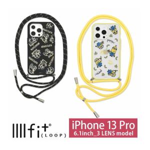 iPhone13 Pro ケース 怪盗グルー ミニオンズ シリーズ IIIIfit Loop ストラップ紐付き スマホケース iPhone13 Pro アイフォン13 プロ minions mini-332｜monomode0629