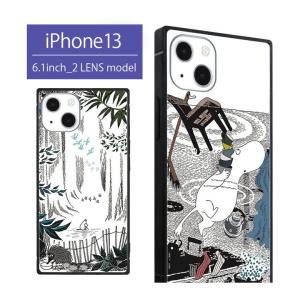 スマホケース iPhone13 ムーミン moomin スクエア ガラス アイフォン iPhone13 ケース mmn-78｜monomode0629