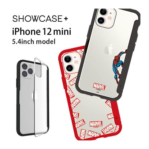 iphone12 mini ケース マーベル MARVEL SHOWCASE+ クリア 写真やメモが...