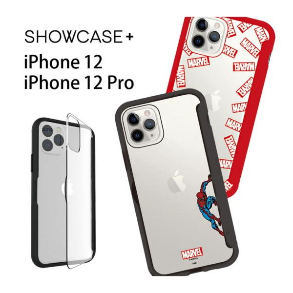 iphone12 ケース iphone12 pro クリア マーベル MARVEL SHOWCASE...