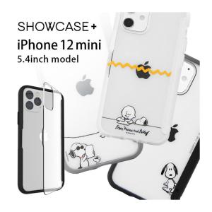 iPhone12 mini ケース スヌーピー クリア SHOWCASE+ 写真やメモが挟めるケース iPhone12 mini アイフォン12 ミニ sng-513｜monomode0629