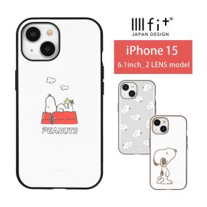 iPhone15 ケース スヌーピー IIIIfit スマホケース 携帯ケース アイフォン15 iphoneケース アイホン15ケース sngg-03