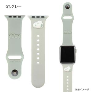 アップルウォッチ バンド シリコン スヌーピー...の詳細画像4