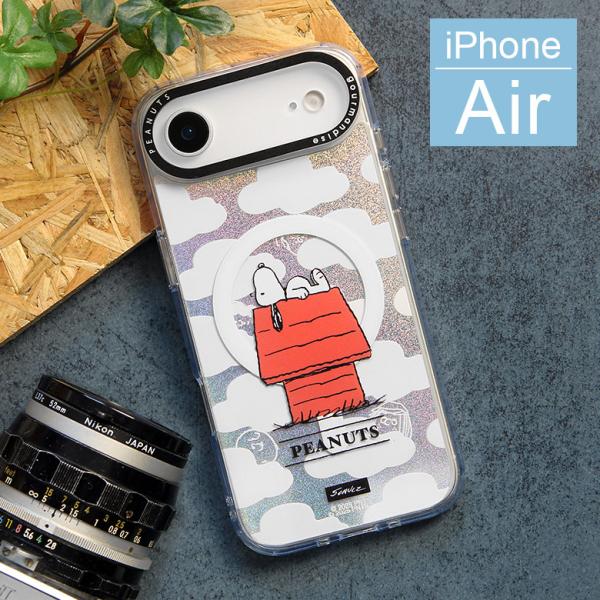 iPhone Air ケース スヌーピー ピーナッツ MagSafe対応 Camera Frame ...