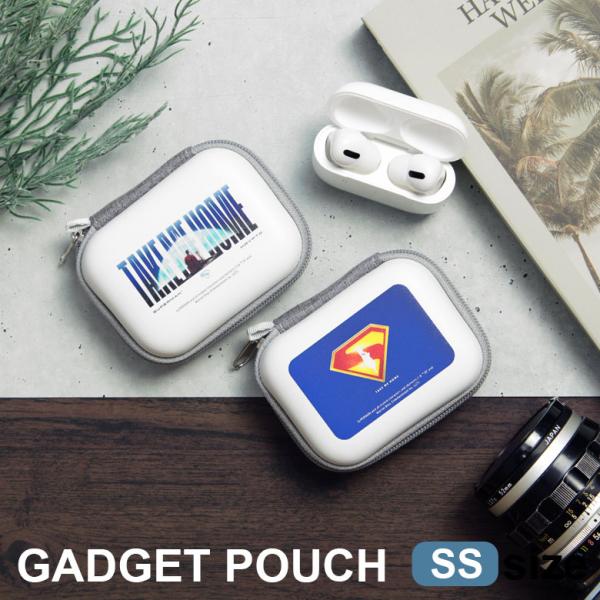 ガジェットポーチ SS ミニ 映画 スーパーマン 小物入れ おしゃれ 旅行 充電ケーブル 収納 出張...