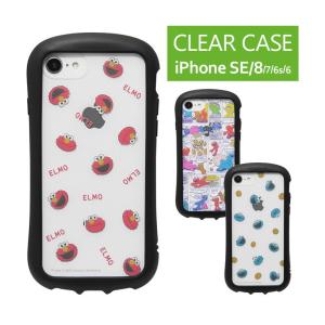 iPhone SE ケース 第2世代 第3世代 セサミストリート クリア iPhone8