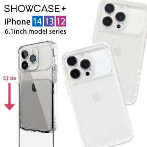 iPhone14 ケース iPhone13 12 シリーズ 写真やカードが入る SHOWCASE+ 6.1インチ対応 クリアswc-12｜monomode0629