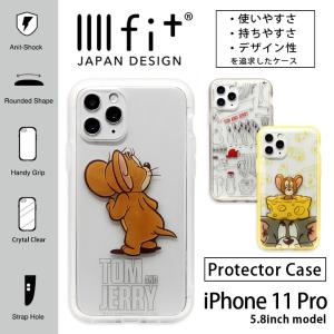 iphone11pro ケース トムとジェリー イーフィット クリア IIIIfit clear スマホケース iPhone11 Pro