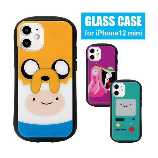 iPhone12 mini ケース ガラス アドベンチャータイム 携帯ケース スマホケース iPho...