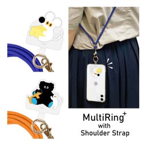 マルチリング プラス ストラップセット スマホショルダー カラビナ 長