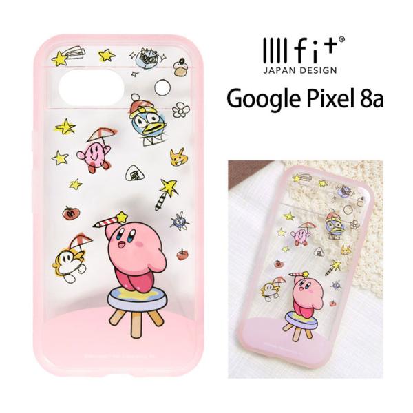 Google pixel 8a ケース クリア 星のカービィ ピンク らくがき Pixel 8a カ...