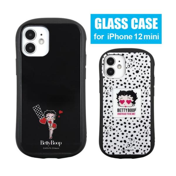 iPhone12 mini ケース ガラス ベティ・ブープ 携帯ケース スマホケース アイフォン12...