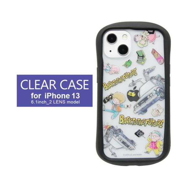 iPhone13 ケース バックトゥーザフューチャー BACK TO THE FUTURE クリア ...