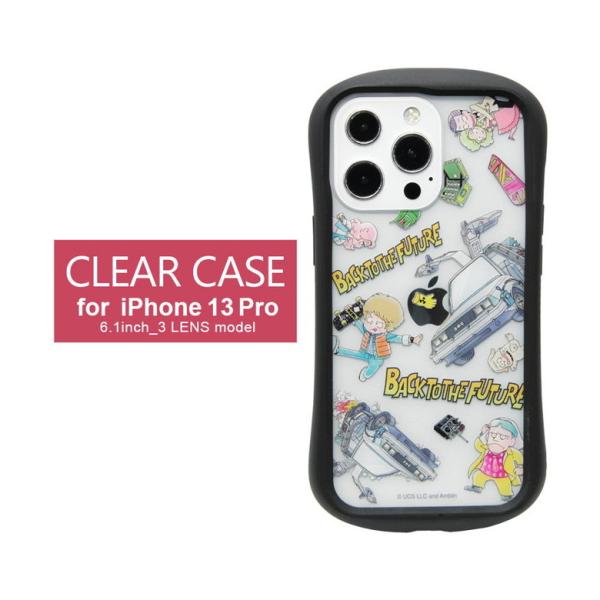 iPhone13 Pro ケース BACK TO THE FUTURE クリア iPhone 13P...
