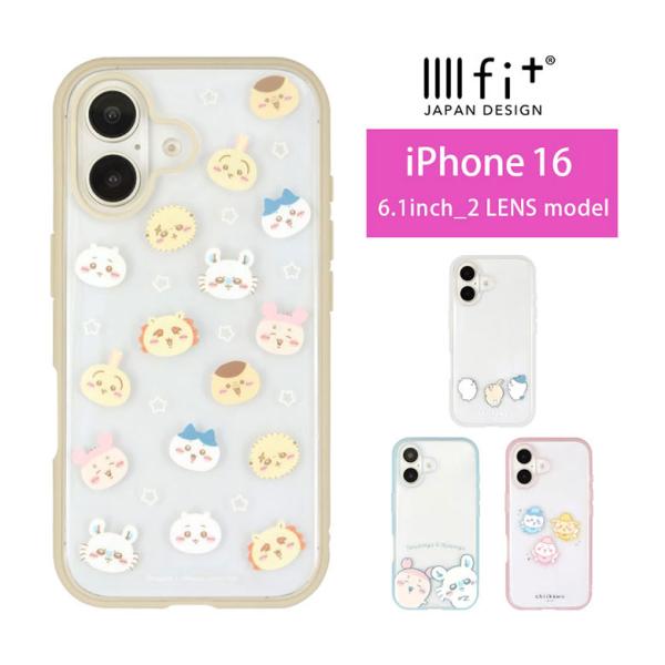 iPhone16 ケース クリア ちいかわ IIIIfit Clear 透明 iPhone16 アイ...