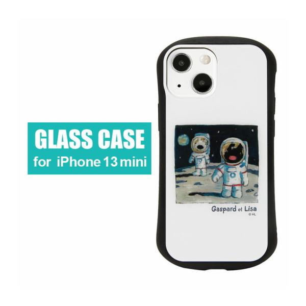 iPhone13 mini ケース リサとガスパール ガラス 携帯ケース iPhone12mini ...