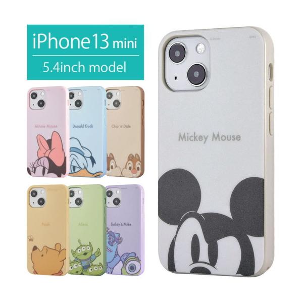 iPhone13 mini ケース ソフト ディズニーキャラクター カバー アイフォン13 ミニ i...