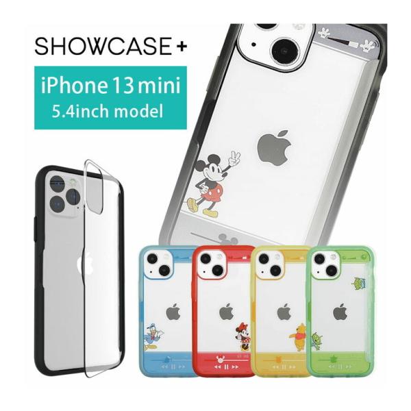 iPhone13 mini ケース ディズニー ピクサー クリア SHOWCASE+ 写真やメモが挟...