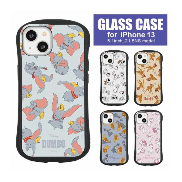 iPhone13 ケース ディズニー ガラス キャラクター 携帯ケース アイフォン13 ケース  i...