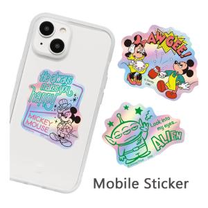 モバイルステッカー シール デコレーションシール ディズニー、ディズニー・ピクサーキャラクター 3枚入り dng-105-2｜monomode